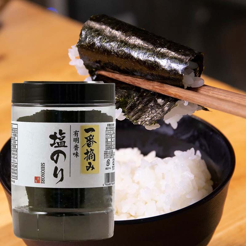 不知火海苔塩のり有明香味[日本輸入品]　80piece(s)　Shiranui　Nori　海藻類