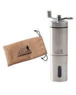 OUTDOOR MAN Ceramic Coffee Grinder [Imported Japan] Silver 1Cases