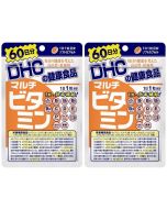 DHC 綜合維他命補充食品 60日份 [日本進口] 60粒x2