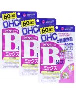 DHC 維他命B雜補充食品 [日本進口] 60日份 120粒 x3包