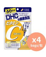 DHC 維他命C補充食品 [日本進口] 30日份 60粒 X 4包