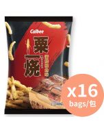 Calbee 蒲燒鰻魚味栗一燒 [香港薯片] 80g x 16包