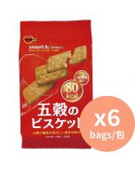 Bourbon 五穀高纖餅 有益健美之選 [日本進口] 32枚x6包