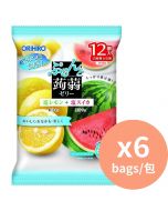 Orihiro 檸檬+西瓜味蒟蒻啫喱 [日本進口] 240gx6包