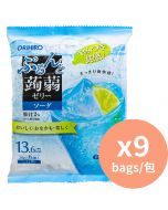 Orihiro 青檸梳打味蒟蒻啫喱 [日本進口] 120gx9包