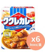 好侍 咖咖樂牛肉咖喱辣味 [日本辛辣牛肉咖哩] 180gx6盒