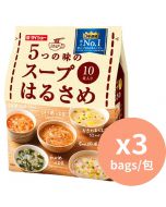 DAISHO 即食湯 五味即食粉絲湯 [日本進口] 啡 165g x3包 啡