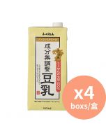 Fukuren 日產成分無調製豆乳 無糖 [日本進口] 1Lx4盒