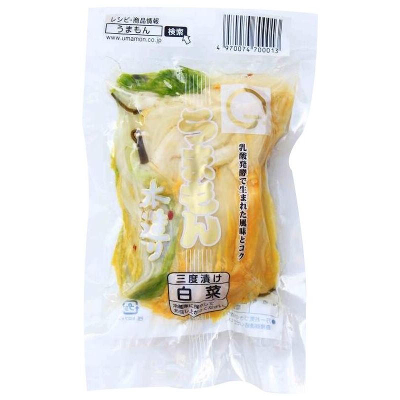 [日本進口]　Umamon　配餐　うまもん　三度漬白菜本造り　180g　1個