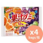 MEIJI 橙味 提子味果汁糖分享包 [日本進口] 163gx4包