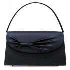 IWASA Gathered Ribbon Bag 8360 [Imported Japan] Black 1Lx1Cases