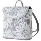 IWASA Elegant Cord Embroidery Backpack IW60395GY [Imported Japan] Gray 5Lx1Cases