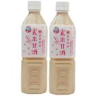 Masuya Miso 生麴甘酒 玄米 [日本進口] 500mlx2瓶 使用自家新鮮生糀米麴