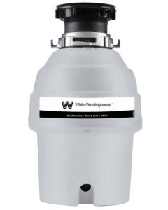 White-Westinghouse WXCB75GFCWA 廚餘處理器 [2700 rpm] 灰色 香港行貨【一年廠商保養】