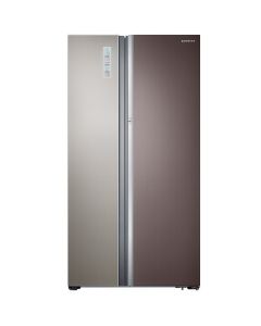 三星 SAMSUNG 大型對門式雪櫃 金屬冷凍門板 605公升 暗紋金屬雙色 RH60H90203L/SH