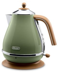 Delonghi KBOV2000 Icona Mini 電水壺 熱水煲 [1.0公升] 橄欖綠 (香港行貨 一年廠商保養)