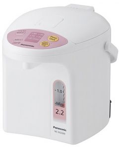 Panasonic NC-EG2200 電泵出水電熱水瓶 [備長炭塗層內膽] 2.2L 白色 香港行貨【一年廠商保養】