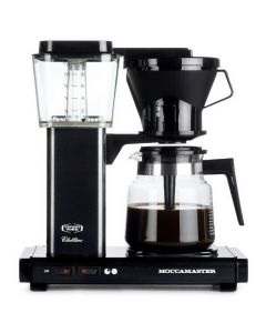 Moccamaster 濾泡式咖啡機 快速沖泡 1.25升 黑色 KB741