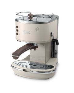 迪朗奇 DeLonghi 咖啡機 適用咖啡粉和易理包 1.4升 米黃色 ECOV 311.BG
