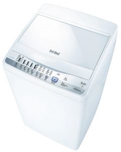 Hitachi NW-80ES 日式全自動系列低水位洗衣機 [1級能源標籤] 白色 香港行貨【2年廠商保養】