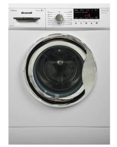 Brandt BWF714VX 可飛頁 前置式變頻洗衣機 [變頻式] 白色 香港行貨【2年廠商保養】