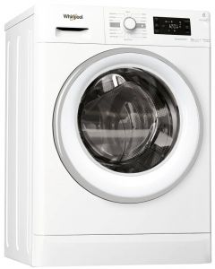 Whirlpool CFCR80221 Fresh Care 蒸氣抗菌纖薄前置滾桶式洗衣機 [智能護色感應] 8公斤 白色 香港行貨【2年廠商保養】