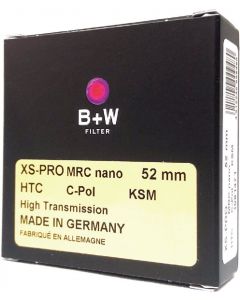 B+W XS-Pro HTC KSM CPL MRC Nano 52mm 偏光濾鏡 [德國進口]