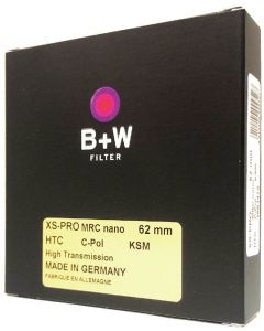 B+W XS-Pro HTC KSM CPL MRC Nano 62mm 偏光濾鏡 [德國進口]