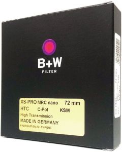 B+W XS-Pro HTC KSM CPL MRC Nano 72mm 偏光濾鏡 [德國進口]