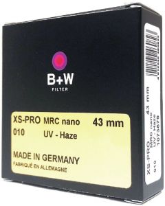 B+W XS Pro MRC UV-Haze 43mm 鏡頭濾鏡 [德國進口]