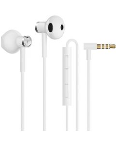 小米 Xiaomi 耳機 雙單元半入耳式耳機 [微機電麥克風線控] 白色