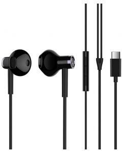 小米 Xiaomi 耳機 雙單元半入耳式耳機 [微機電麥克風線控] 黑色 BRE02JY