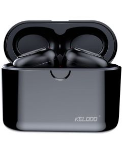 Kelodo 藍牙耳機 智能藍牙無線耳機 [超長防汗待機] 黑色 S590