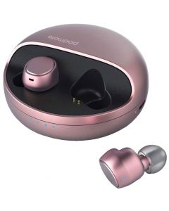 Padmate 藍牙耳機 真無線藍牙耳機 [旋轉式充電盒] X12 粉紅色
