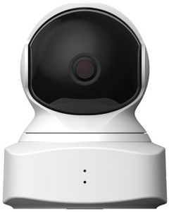 YI 雲台攝像機 360度智能WiFi家用攝像頭 [1080P 高清] 白色