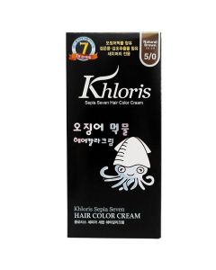 Khloris 7分鐘墨魚染髮精華 5/0 天然棕色 [保護頭皮不刺激] 60g x 2