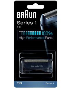 Braun 11B 剃鬚刀頭 替換 刀片組 [1系列 刀片耗材] 黑色 香港行貨