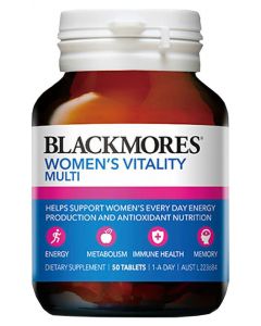 澳佳寶 BLACKMORES 女士多種維生素 [協助身體保護和支持的肝臟, 讓你有容光煥發的感覺] 50粒