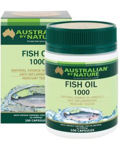Australian by Nature 奧米加3魚油 1000mg 維持心血管眼睛健康 100粒