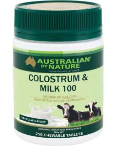 Australian by Nature 牛初乳片50IgG 幫助發育及提升抵抗力 250粒