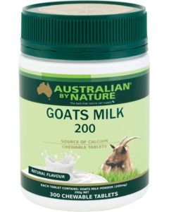 Australian by Nature 羊奶片 200mg 適合兒童老年補鈣 300粒 天然味