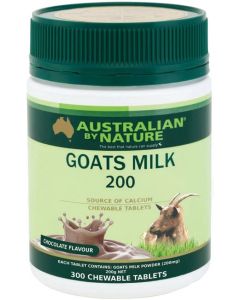 Australian by Nature 羊奶片 200mg 適合兒童老年補鈣 300粒 巧克力味