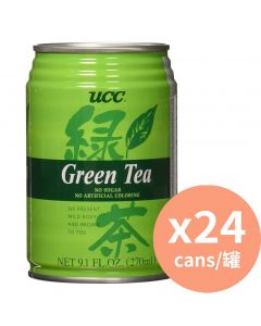UCC 綠茶 英文罐 [日本進口] 270mlx24罐