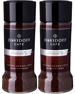 DAVIDOFF 即溶咖啡 意式濃縮速溶咖啡 精選特濃 [進口商品] 100克 x 2罐子