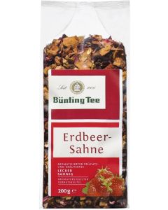 Bünting Tee Erdbeer-Sahne 水果茶 奶油草莓花果茶 [德國進口] 200g