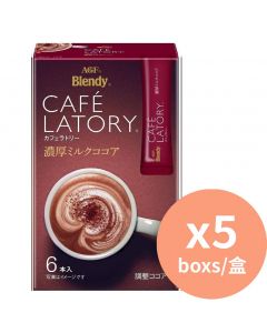 AGF Blendy 濃厚牛奶可可 [日本進口] 6條裝 X 5 盒