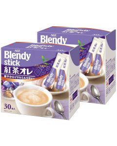 AGF Blendy Stick 阿薩姆紅茶皇家奶茶沖劑 [日本進口] 30條 x 2盒