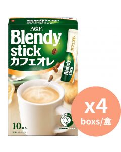 AGF Blendy Stick 牛奶咖啡沖劑 [日本進口] 100gx4盒 日本熱賣