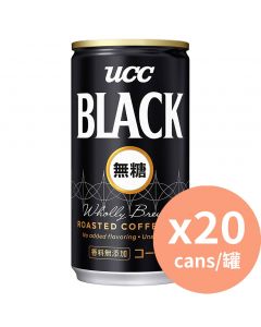 UCC 冇糖黑咖啡 [日本進口] 185g x20罐