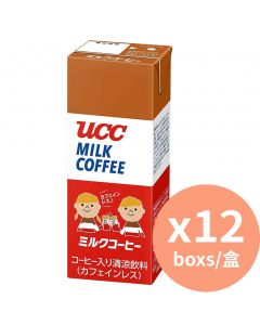 UCC 原味牛奶咖啡 紙包 [日本進口] 200ml x12盒